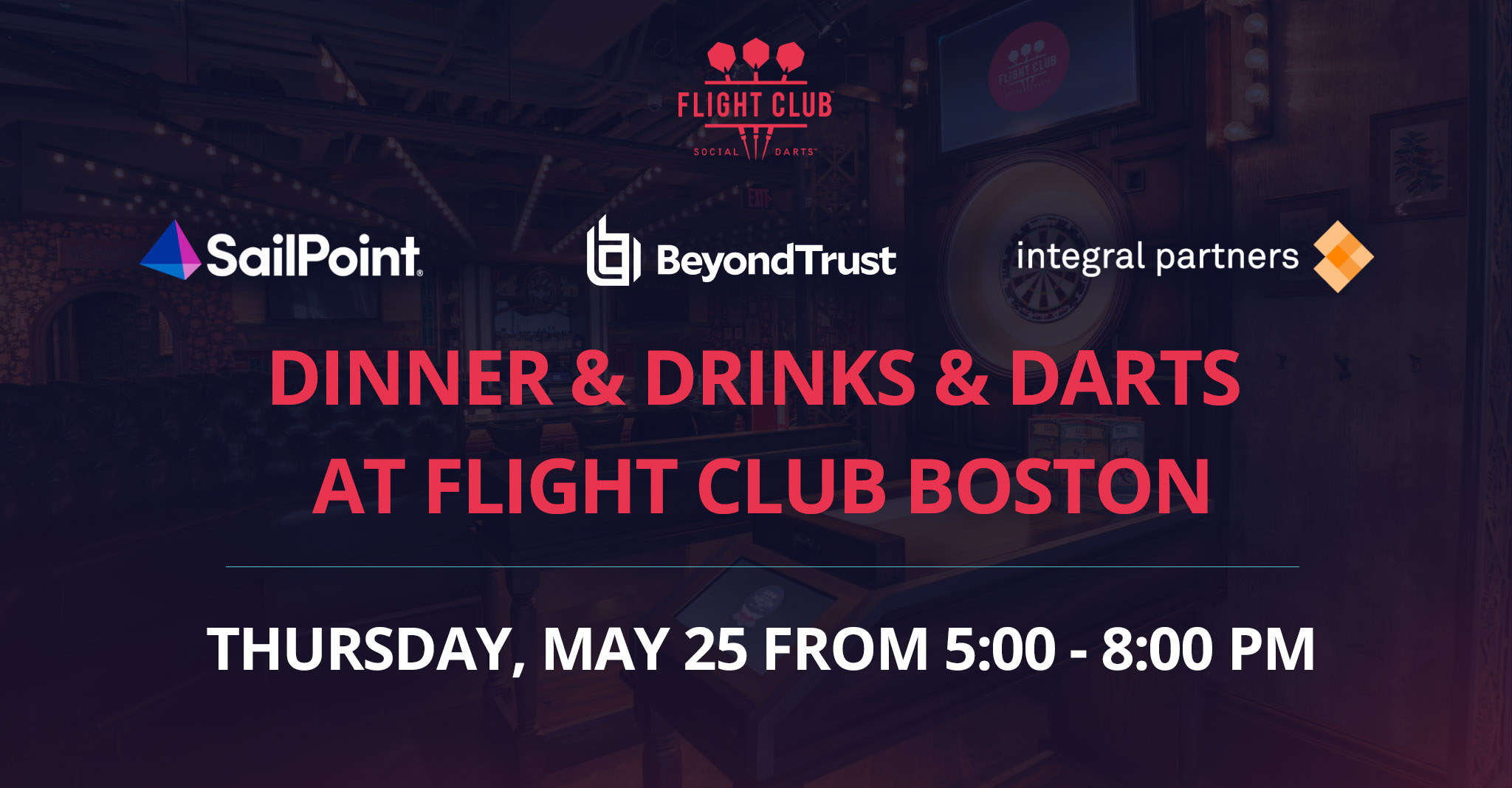 Dinner & Drinks & Darts at Flight Club Boston